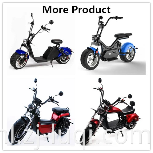 Groothandel in voorraad Big Vermogen Grote Load Fashionable Luqi elektrische scooters met 2 Man
